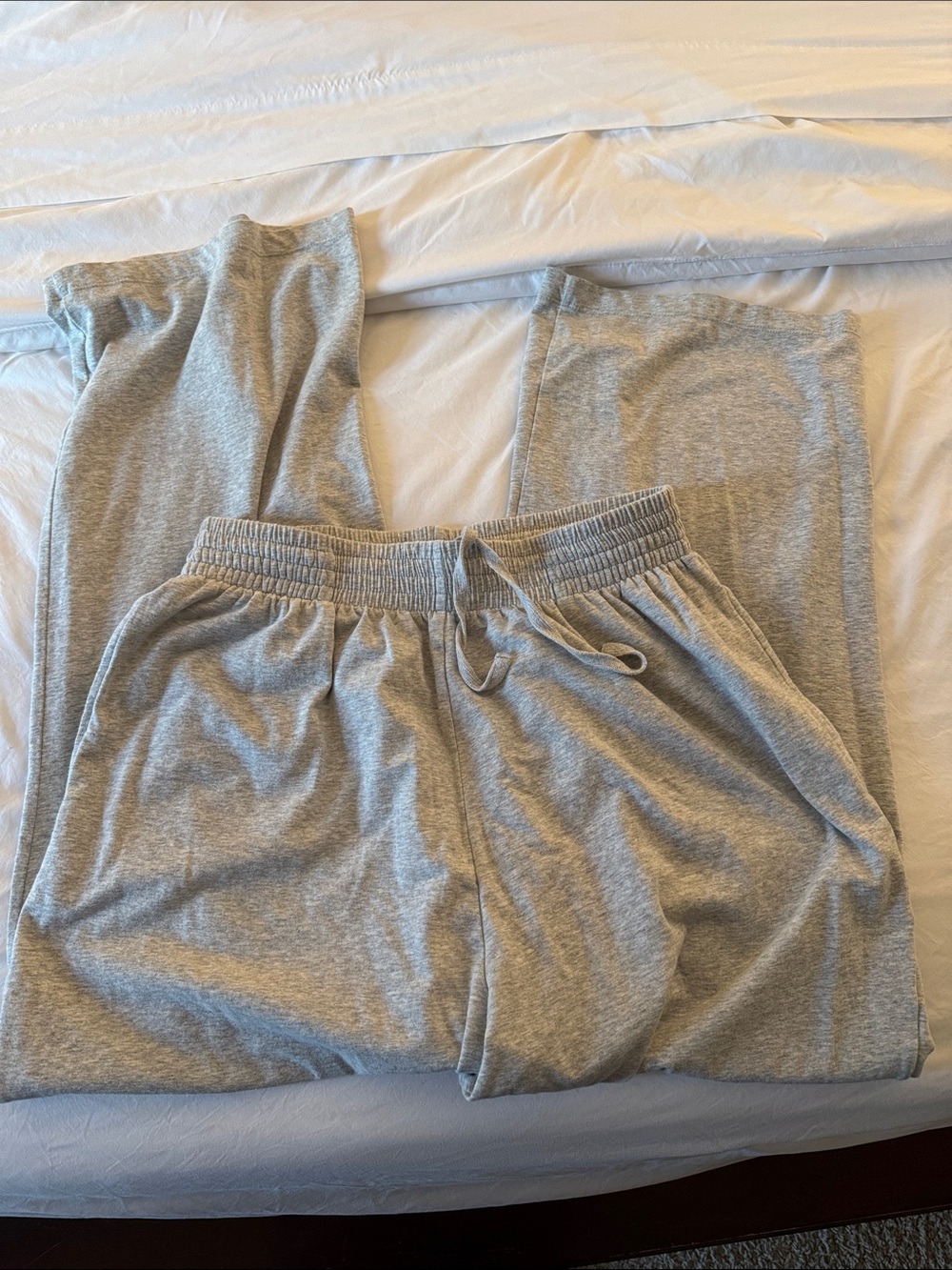 Skims Cotton Jersey Wideleg Pant